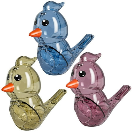 

Voiceine 3pcs Water Whistle Plastic Whistles Bird Whistles Party Whistle Props Kids Toys