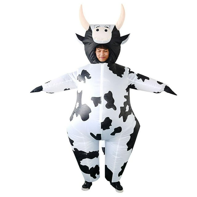 Disfraz inflable de vaca YONGSHENG para Adultos accesorio de Halloween tamaño 150-190 CM