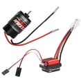 thumbnail image 3 of Fdit RC Brushed Motor, Metal Brushed ESC, For 1/10 RC Car RC Accessories Rc Car ESC Fit, 3 of 8