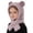 Light Pink, variant on TIANZEN Winter Kids Hat With Scarf And Ear Soft Lined For Boys Girls Toddler Cold Weather Baby Winter Hat Set Boy