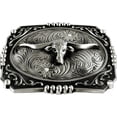 thumbnail image 3 of Moranse Religion Cross Cowboy Kneeling Prayer And Horse Design Belt Buckles, 3 of 6