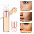 thumbnail image 4 of Color Changing Foundation Concealer Cover Cream, Liquid Multi-Use Concealer, Warm Skin Tone Foundation liquid Base Nude Face Moisturizing Liquid Cover Concealer for Women and Girls (#03), 4 of 9