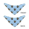 thumbnail image 6 of Kll French Bulldog Face Dog Bandanas,Triangle Reversible Pet Scarf For Small Medium Large And Extra Large Dogs-Small, 6 of 7