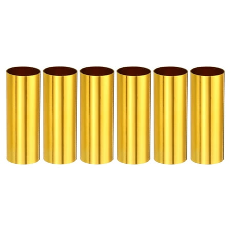 

Uxcell E12 Candle Socket Covers 2.4 Inch Tall Chandelier Sleeves Candelabra Base Holder Yellow 6 Pack