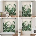thumbnail image 6 of Palm Leaves Tropical Sheer Curtains 108" Extra Long, Green Botanical Summer Linen Light Filering Curtains, Privacy Drapes Simi Floor to Veiling Curtain for Living Room Bedroom Large Window Treatment, 6 of 9