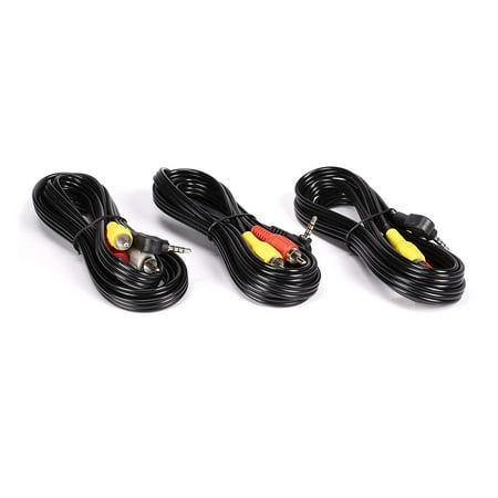THE CIMPLE CO - Roku Composite Cable- 3.5mm Male to RCA Red White Yellow Male Cable - 6 ft 3pk
