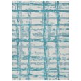 thumbnail image 2 of Addison Rugs Chantille Indoor/Outdoor Transitional Stripes Teal Washable Rectangle Rug, 2'6" x 3'10", 2 of 6