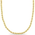 thumbnail image 2 of gold-plated Rope Chain Necklace for Men & Women – 14k gold-plated necklace 10k or 14k gold-plated, Lightweight, Premium Craftsmanship, 2 of 5