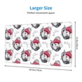 thumbnail image 2 of Bingfone Cute Poodle Dog Large Gaming Mouse Pad,Extended Desk Mousepad with Stitched Edges,Non-Slip Base,Water Resist Keyboard Pad for Gamer, Office & Home, 29.5 x 16 in, 2 of 6