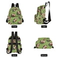 thumbnail image 4 of FORMRS Mini Backpack Purse for Women Travel Daypack Casual Shoulder Bag, Game Day Footballs, 4 of 7