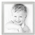 thumbnail image 2 of ArtToFrames 22" x 22" Metro Ice Silver Black Picture Frame, 22x22 inch Silver Wood Poster Frame (WOM-5247),  Pack, 2 of 7