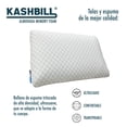 thumbnail image 4 of Almohada Kashbill Memory Foam, Hipoalergénica, Antibacterial y Transpirable - Máximo Confort para un Descanso Reparador 60x40, 4 of 5