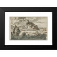 thumbnail image 2 of Jakob Christoph Miville 14x11 Black Modern Framed Museum Art Print Titled - Heroic Coastal Landscape (1805-1807), 2 of 5