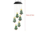 thumbnail image 6 of YZEGDCH Patio Decor Led Solar Lights for Outside LED Colorful Christmas Tree Wind Chime Lights Garden Lights Outdoor Lights, 6 of 7