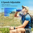 thumbnail image 3 of Ventilador de cuello HandFan, 10000 mAh, recargable, 6 velocidades, 320 g, 3 of 9