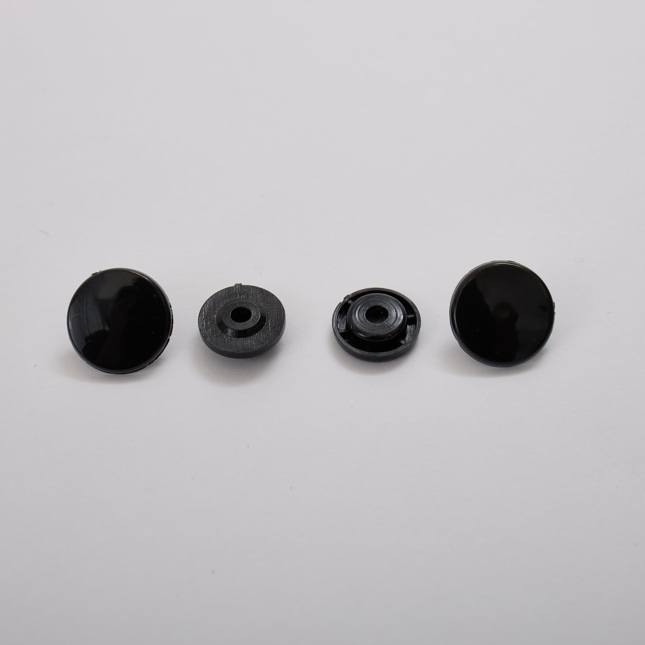 (2 pack) Hello Hobby Snap Fastnrs Blk