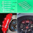 thumbnail image 1 of pcs car brake caliper sticker for Brembo letters vehicle dec White 1PC, 1 of 5