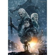 The Witcher Diamond Painting Set (for Adults) 5D DIY Character Diamond Art Set (for Beginners) Round Full Diamond Diamond Painting Gemstone Art Crafts (Home Wall Decoration Gift)