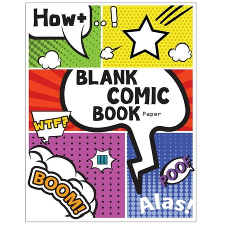 Blank Comic Book Paper : Draw Your Own Comics with Variety of Templates 110 Pages, 8.5 X 11 Inches.Blank Comic Books Panel for (Best Paper For Comics)