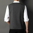 thumbnail image 5 of Bcfgryg Male Knitwear Shoulder Vests Fashion Trends Sleeveless Vests Men's Vest, 5 of 5
