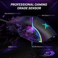 thumbnail image 4 of Wired Gaming Mouse, 12,800 DPI with Optical Sensor, 8 Programmable Buttons, 13 RGB Backlit Modes, Ergonomic Design, Custom Software Gaming Mice for Laptop,PC, 4 of 7