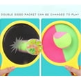 thumbnail image 4 of Beach Toys Toss and Catch Game,Happon Toss and Catch Ball Set with 2 Paddles 2 Balls,Beach Games for Kids Family,Pool Yard Game Outdoor Toys for Kids Family Paddle Ball, 4 of 7