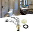 thumbnail image 2 of Chrome Single Handle hole Bathroom Basin Faucet Single Cold Sink Water Tap, 2 of 7
