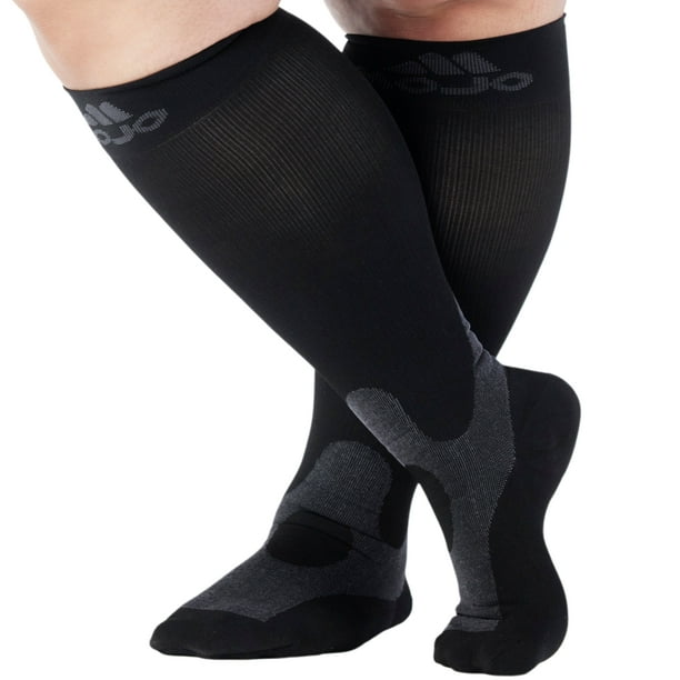 4XL Extra Large Men and Womens Compression Socks 20-30mmHg by Mojo