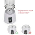 thumbnail image 5 of Portable Blender USB Rechargeable Personal Mixer for Smoothie and Shakes Mini Blender with Six Blades, 5 of 8