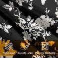 thumbnail image 4 of Vintage Floral Pillow Covers 20x20 Inch Set of 2 Rustic Black and White Outdoor Decorative Throw Pillows Chinoiserie Flower Toile Pillowcases Cushion Covers for Couch Home Decor, 4 of 6