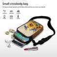 thumbnail image 5 of HELLHERO Shoulder Bag Sunflowers 4.33x1.97x7.09 with Zipper Closed Women for Travel Daily Use Women Adjustable Shoulder Strap, 5 of 5
