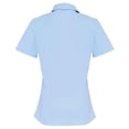 thumbnail image 2 of Premier Womens Cotton Poplin Stretch Short-Sleeved Shirt, 2 of 4