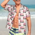 thumbnail image 5 of Lsque Mothers Day pattern Hawaiian Shirt for Men, Unisex Summer Beach Casual Short Sleeve Button Down Shirts-Medium, 5 of 9