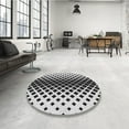 thumbnail image 4 of Ahgly Company Machine Washable Indoor Square Transitional Gray Brown Area Rugs, 4' Square, 4 of 7