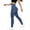 Blue high waisted leggings with pockets a1, variant on High Waisted Leggings for Women with Pockets Slim Stretch Casual Basic Workout Long Pants Yoga Running Gym Athletic Tights, Wine S