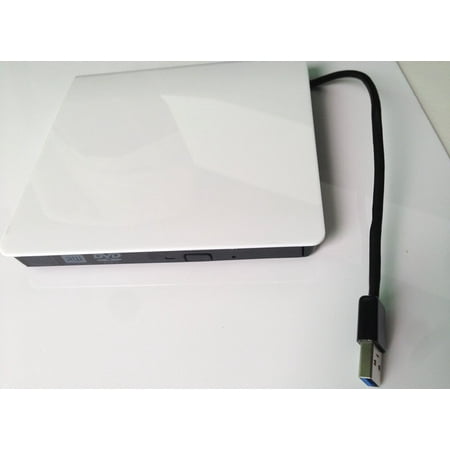 New External USB3.0 Laptop DVD CD Drive Writer Burner CD DVD RW DVD ROM Superdrive for Apple Macbook, Macbook Pro, iMac Laptop CD DVD Writer Burner Drive Windows & Linux OS System