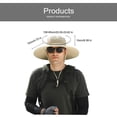 thumbnail image 7 of Solar Powered Fan Sun Hat, Sun Hat with Fan, Wide Brim Cooling Hat with 2 Detachable Fans, USB Rechargeable Fishing Hat for Men Women Hiking Camping Gardening, 7 of 7