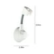 thumbnail image 3 of Soporte universal ajustable para cabezal de ducha | Montaje adhesivo sin taladro | Soporte de pared de plástico para ducha de mano | Capacidad de carga de 9 kg | Plateado, negro y blanco, 3 of 6