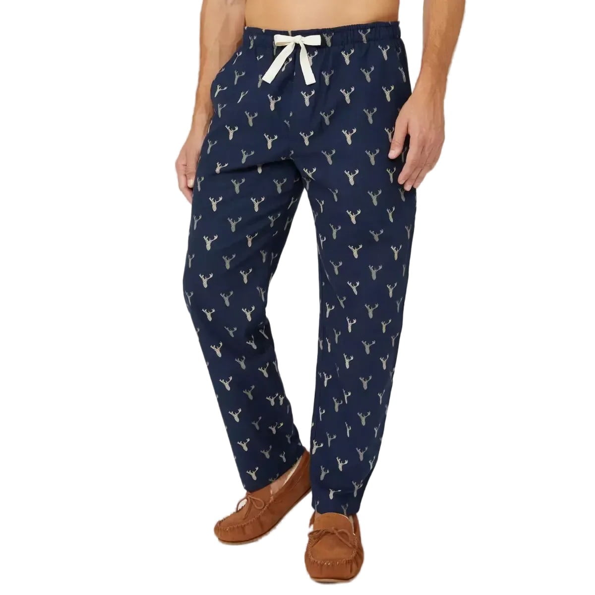 Mens brushed cotton lounge pants sale