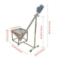 thumbnail image 2 of Helical Spring Conveyor Hopper Inclined Type Spring Screw Feeding Machine 220V, 2 of 12