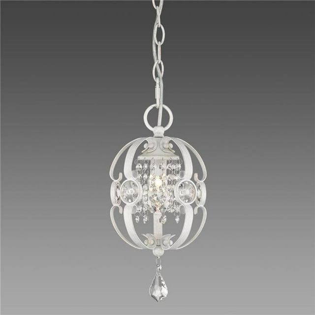 Golden Lighting 1323-M1L FW Pendentif Ella Mini en Blanc Français