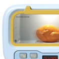 thumbnail image 5 of Juguete de microondas para niños, juguete realista, electrodomésticos de cocina, juguetes educativos y accesorios de comida para niñas, niños pequeños , azul, 5 of 5