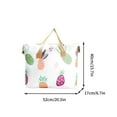 thumbnail image 2 of Bolsa de almacenamiento para edredones bajo la cama Organizador de gran capacidad • Asas gruesas reforzadas con tela • Ventana transparente • Material inodoro • Encaja en colchas, mantas, almohadas, 2 of 2