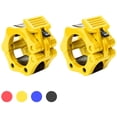 thumbnail image 1 of 2-pair quick release collar for the Olympic barbell clamp, secure snap lock for pro workouts, 1 of 6