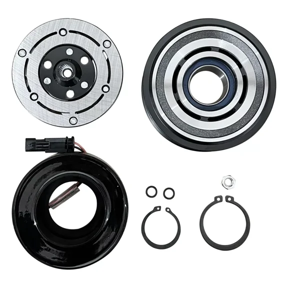 RYC New A/C Compressor Clutch IH586-CL (Fits Cadillac SRX 3.6L 2012, 2013, 2014, 2015, 2016; Fits Buick LaCrosse 3.6L 2012)