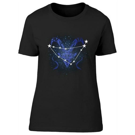Constellation Capricorn Graphic T-Shirt Women -Image by Shutterstock, Female Medium