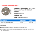thumbnail image 2 of Flywheel - Compatible with 2012 - 2013 Volkswagen Passat TDI SE 2.0L 4-Cylinder, 2 of 2