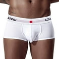 thumbnail image 2 of Sngxgn Men's Underwear Boxer Briefs, Cool Comfort Breathable Underwear(White,XXL), 2 of 5