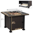 thumbnail image 3 of Outsunny 32" Outdoor Propane Gas Fire Pit Table, 50,000 BTU, Black, 3 of 10