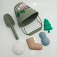 thumbnail image 1 of 跨境批发夏季儿童户外铲雪桶玩水铲沙戏水亲子互动硅胶沙滩玩具as the picture Deng Xun unisex, 1 of 2